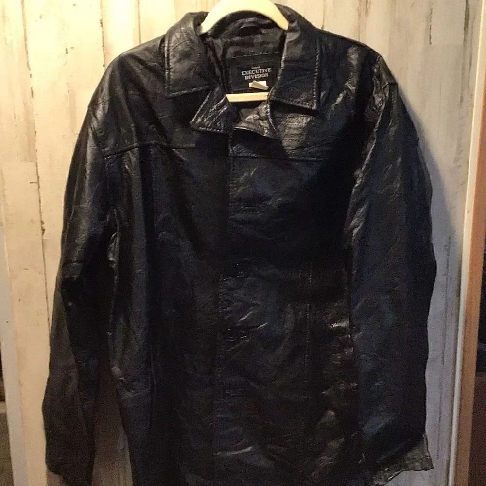 Coat leather Haband Executive division size medium